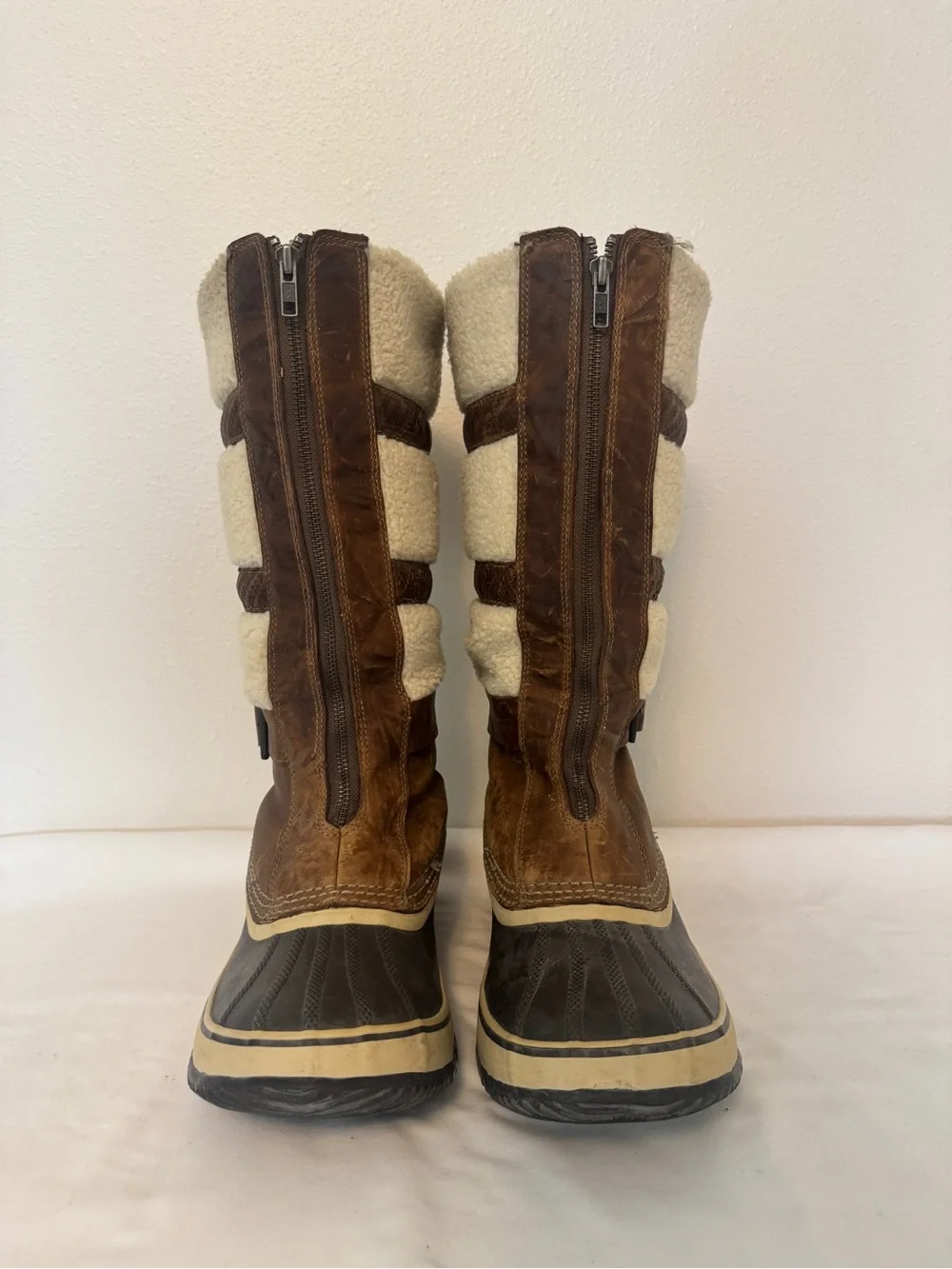 Sorel Womens Helen of Tundra II Mid Calf WP Leather/Rubber Snow Boots 12 ECU